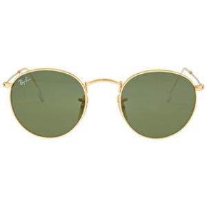 Round Metal Green Classic G15 Round Sunglasses RB3447 001