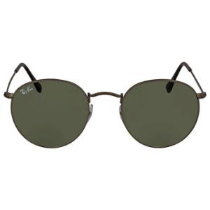 Round Metal Green Classic G15 Sunglasses RB3447 029