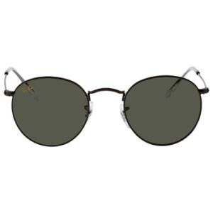 Round Metal Legend Gold Green Classic G15 Sunglasses RB3447 919931