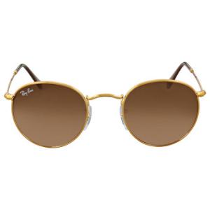 Round Metal PinkBrown Gradient Sunglasses RB3447 9001A5