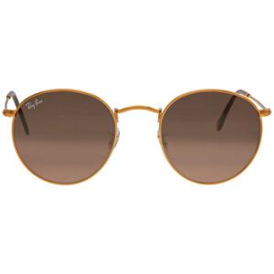Round Metal PinkBrown Gradient Sunglasses RB3447 9001A5