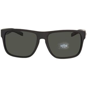 SPEARO XL Grey Polarized Glass Rectangular Sunglasses 6S9013 901304