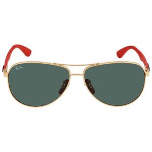 Scuderia Ferrari Green Classic Aviator Sunglasses RB8313M F00871