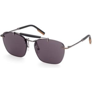 Smoke Mirror Navigator Sunglasses EZ0155 08A