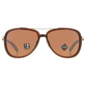 Split Time Prizm Tungsten Polarized Aviator Sunglasses OO4129 412922