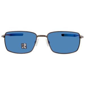 Square Wire Ice Iridium Rectangular Sunglasses OO4075 407502