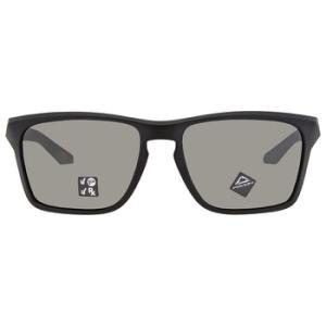 Sylas Prizm Black Polarized Rectangular Sunglasses OO9448 944806