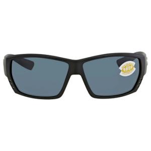 Tuna Alley Grey Polarized Polycarbonate Rectangular Sunglasses TA 11 OGP
