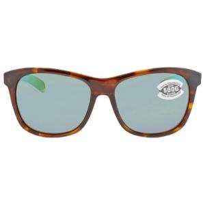VELA Green Mirror Polarized Glass Square Sunglasses WDR 295 OSGGLP