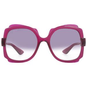 Violet Gradient Irregular Sunglasses GG1431S 003