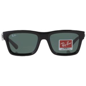 Warren Bio Based Dark Green Classic Rectangular Sunglasses RB4396 667771