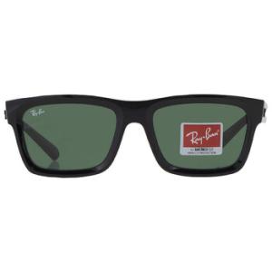 Warren Bio Based Dark Green Rectangular Sunglasses RB4396 667771