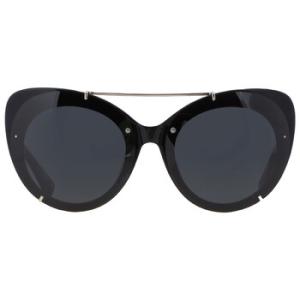 X Linda Farrow Black Cat Eye Sunglasses PL167C1SUN