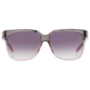 X Linda Farrow Grey Gradient Square Sunglasses YY16 THORN C4