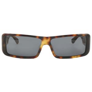 X Linda Farrow Grey Green Browline Sunglasses DVN157C5SUN