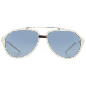 X Linda Farrow Grey Pilot Sunglasses RAF14C9SUN