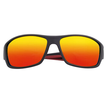 Aquarius Mirror Coating Wrap Sunglasses BSG060RD