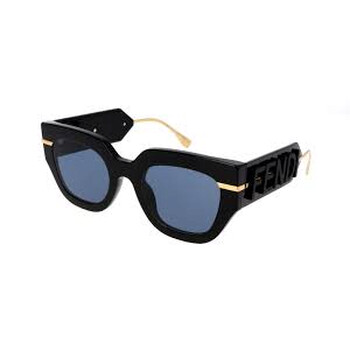 Blue Butterfly Ladies Sunglasses FE40097I 01V