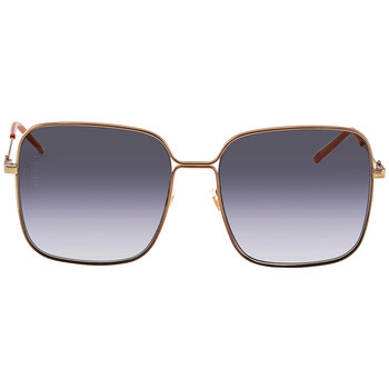 Blue Gradient Square Sunglasses GG0443S 001