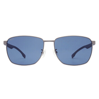 Blue Rectangular Sunglasses BOSS 1469FSK 0R81KU