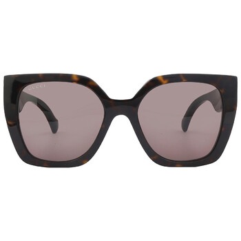 Brown Cat Eye Sunglasses GG1300S 002