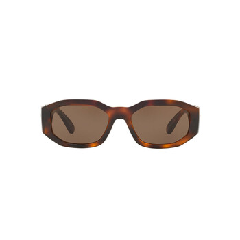 Brown Geometric Sunglasses VE4361 521773