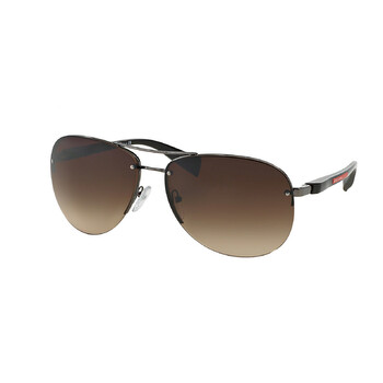 Brown Gradient Pilot Sunglasses PS 56MS 5AV6S1