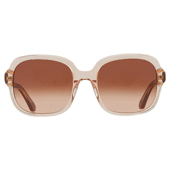 Brown Gradient Square Sunglasses BABBETTEGS 035JHA