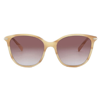 Brown Gradient Square Ladies Sunglasses LO660S 264