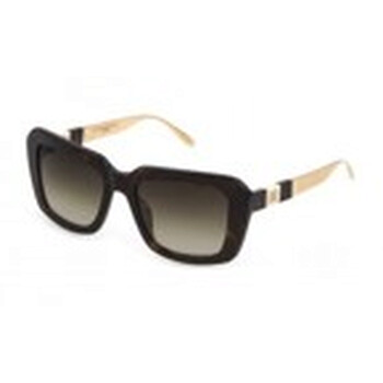 Brown Rectangular Sunglasses SHN619M 01GR