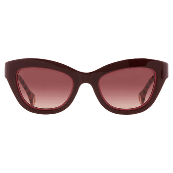 Burgundy Shaded Cat Eye Sunglasses HER 0086S 00T53X