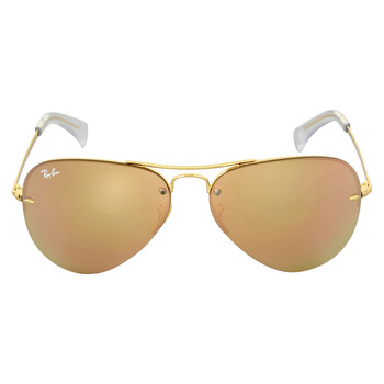Copper Mirror Aviator Sunglasses RB3449 0012Y