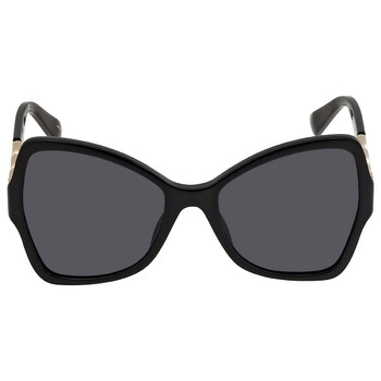 Dark Grey Butterfly Sunglasses MOS099S 0807IR