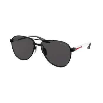 Dark Grey Pilot Sunglasses PS 51YS 1BO06F