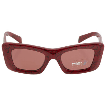 Dark Violet Cat Eye Ladies Sunglasses PR 13ZS 15D08S