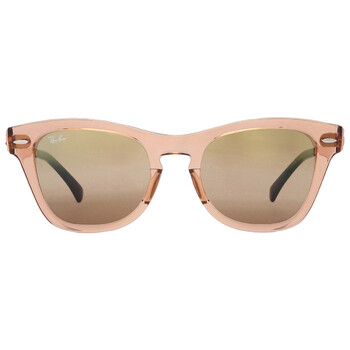 Gold Gradient Mirror Square Sunglasses RB0707S M6449G7