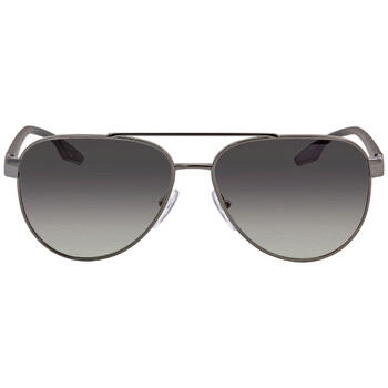 Grey Gradient Pilot Unisex Sunglasses PS54TS 5AV3M1