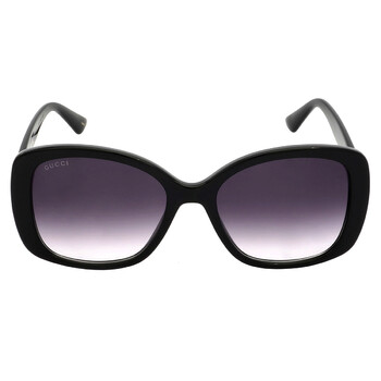 Grey Gradient Square Sunglasses GG0762S 001