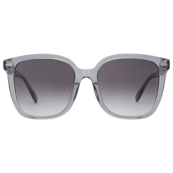 Grey Gradient Square Sunglasses HC8381F 57808G