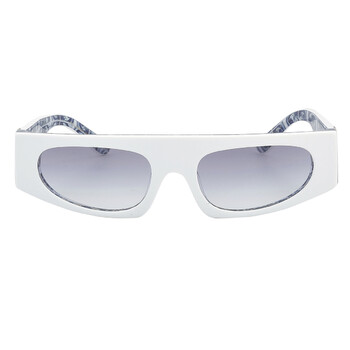 Light Blue Gradient Browline Sunglasses DG4411 337119