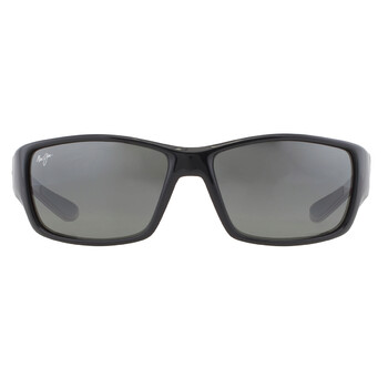 Local Kine Neutral Grey Wrap Sunglasses 81007E