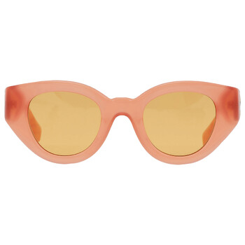 Meadow Orange Oval Sunglasses BE4390 40687