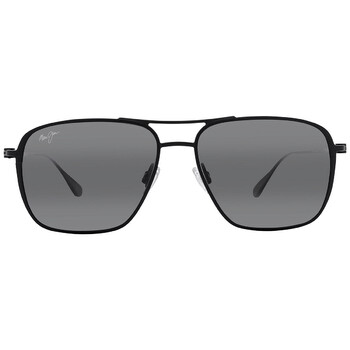Open Box  Maui Jim Beaches Neutral Grey Navigator Unisex Sunglasses 541N2M