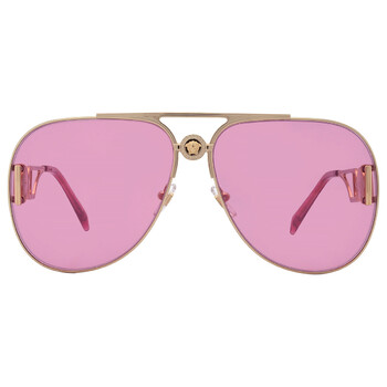 Pink Mirrored Internal Silver Pilot Sunglasses VE2255 1002A4