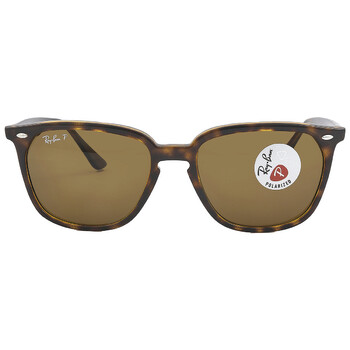 Polarized Brown Square Sunglasses RB4362 71083