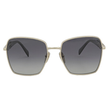 Polarized Grey Gradient Square Sunglasses PR 64ZS ZVN5W1