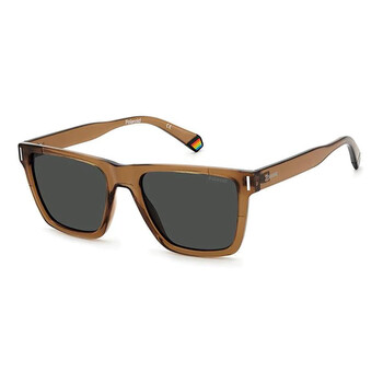 Polarized Grey Square Sunglasses PLD 6176S 010AM9