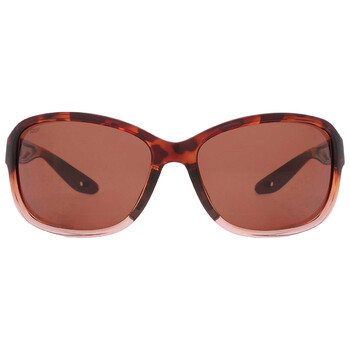 SEADRIFT Copper Polarized Polycarbonate Rectangular Sunglasses 6S9114 911406