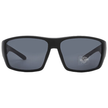 Smoke Mirror Rectangular Sunglasses HD0137V 02C