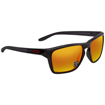 Sylas Polarized Prizm RubyYellow Red Rectangular Sunglasses OO9448 944805
